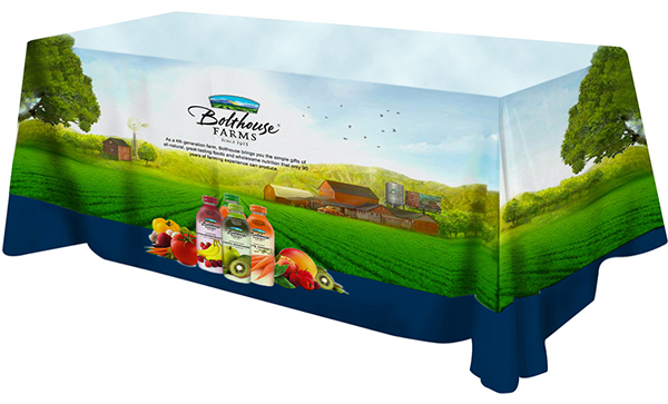 Dye sublimated table covers